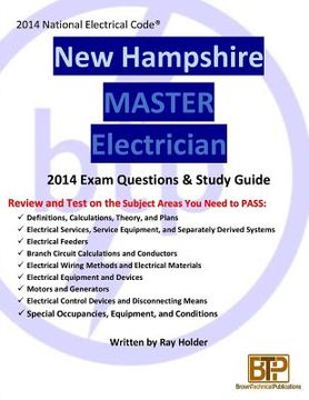 portada New Hampshire 2014 Master Electrician Study Guide (en Inglés)