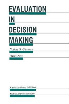 portada Evaluation in Decision Making: The Case of School Administration (en Inglés)
