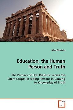 portada education, the human person and truth (in English)