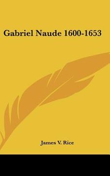 portada gabriel naude 1600-1653 (en Inglés)