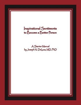 portada Inspirational Sentiments to Become a Better Person: A Starter Manual