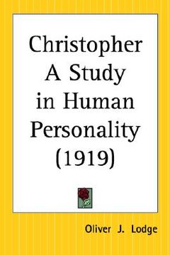 portada christopher a study in human personality (en Inglés)