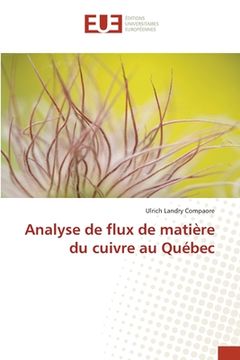 portada Analyse de flux de matière du cuivre au Québec (en Francés)