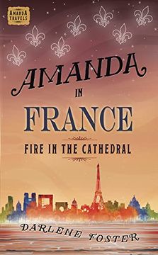 portada Amanda in France: Fire in the Cathedral (9) (an Amanda Travels Adventure) (en Inglés)