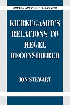 portada Kierkegaard's rel Hegel Reconsiderd (Modern European Philosophy) (en Inglés)