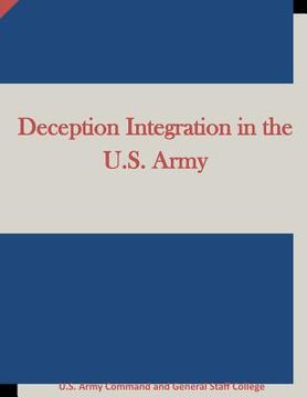 portada Deception Integration in the U.S. Army (en Inglés)