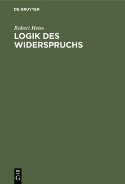portada Logik des Widerspruchs (in German)