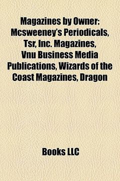 portada magazines by owner: mcsweeney's periodicals, tsr, inc. magazines, vnu business media publications, wizards of the coast magazines, dragon