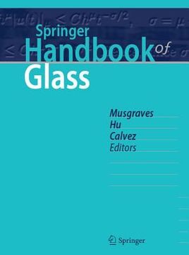 portada Springer Handbook of Glass (en Inglés)