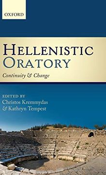 portada Hellenistic Oratory: Continuity and Change (en Inglés)