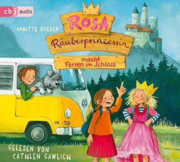 portada Rosa Räuberprinzessin Macht Ferien im Schloss: Cd Standard Audio Format, Lesung. Gekürzte Ausgabe (Die Rosa Räuberprinzessin-Reihe, Band 5) (en Alemán)