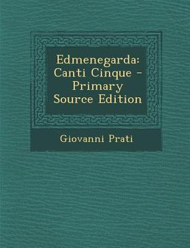 portada Edmenegarda: Canti Cinque (in Italian)