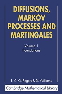 portada Diffusions, Markov Processes, and Martingales: Foundations v. 1 (Cambridge Mathematical Library) 