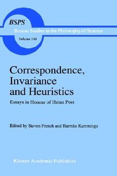 portada correspondence, invariance and heuristics: essays in honour of heinz post (en Inglés)