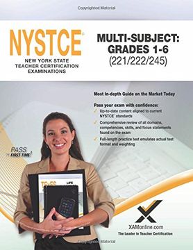 portada 2017 NYSTCE Multi-Subject: Teachers of Childhood (Grades 1-6) (221/222/245) (en Inglés)