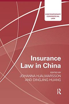 portada Insurance law in China (Contemporary Commercial Law) (in English)