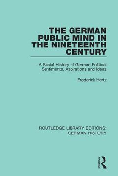 portada The German Public Mind in the Nineteenth Century (en Inglés)