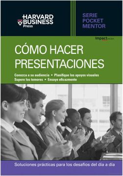 portada Como Hacer Presentaciones (in Spanish)