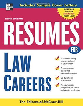 portada Resumes for law Careers 
