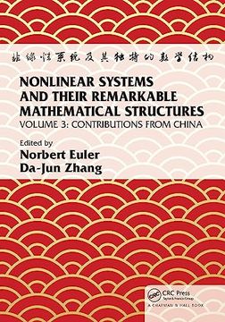 portada Nonlinear Systems and Their Remarkable Mathematical Structures. Volume iii (en Inglés)