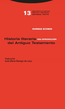 portada Historia Literaria del Antiguo Testamento. Una Introducción (in Spanish)