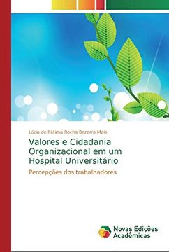 portada Valores e Cidadania Organizacional em um Hospital Universitário: Percepções dos Trabalhadores