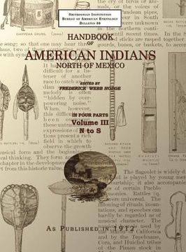 portada Handbook of American Indians Volume 3: North of Mexico (en Inglés)