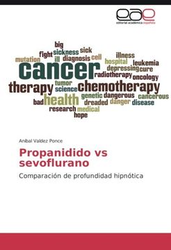 portada Propanidido vs sevoflurano: Comparación de profundidad hipnótica (Spanish Edition)