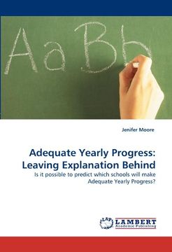 portada adequate yearly progress: leaving explanation behind (in English)