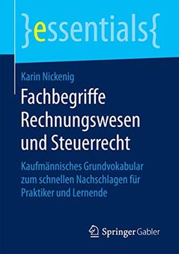 portada Fachbegriffe Rechnungswesen und Steuerrecht: Kaufmännisches Grundvokabular zum Schnellen Nachschlagen für Praktiker und Lernende (en Alemán)
