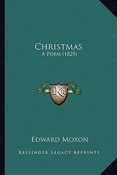 portada christmas: a poem (1829) (en Inglés)
