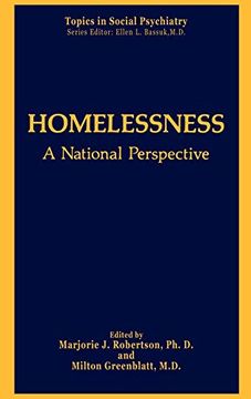 portada Homelessness: A National Perspective (Topics in Social Psychiatry) (en Inglés)