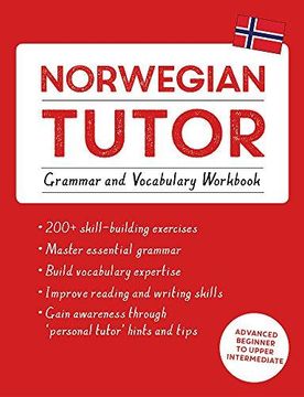 portada Norwegian Tutor: Grammar and Vocabulary Workbook (Learn Norwegian With Teach Yourself): Advanced Beginner to Upper Intermediate Course (in English)