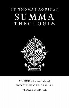 portada Summa Theologiae V18: 1A2Ae. 18-21: Principles of Morality v. 18- (en Inglés)