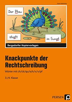 portada Knackpunkte der Rechtschreibung 2: Wörter mit Ch/Ck/Qu/Sch/X/V (3. Und 4. Klasse) (in German)