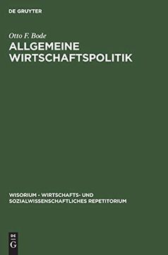 portada Allgemeine Wirtschaftspolitik (en Alemán)