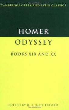 portada Homer: Odyssey Books xix and xx Paperback: Bks. 19 & 20 (Cambridge Greek and Latin Classics) (en Inglés)