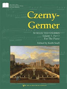 portada Gp445 - Czerny-Germer 50 Selected Studies Volume 1 Part 1 for the Piano (en Inglés)