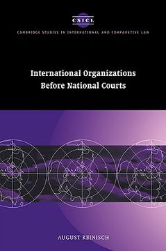 portada International Organizations Before National Courts (Cambridge Studies in International and Comparative Law) (in English)