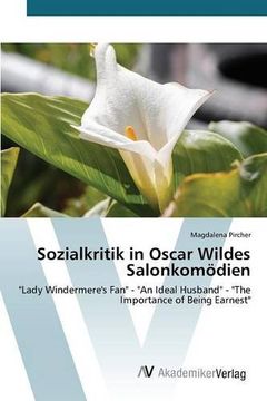 portada Sozialkritik in Oscar Wildes Salonkomödien