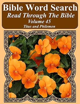 portada Bible Word Search Read Through the Bible Volume 45: Titus and Philemon Extra Large Print (in English)