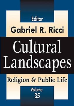 portada cultural landscapes: religion & public life, volume 35 (in English)