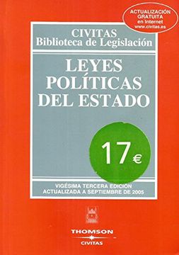 portada Leyes Politicas del Estado (23ª Ed. )