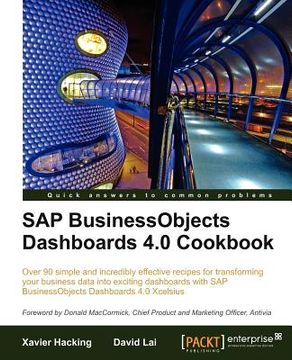 portada sap businessobjects dashboards 4.0 cookbook (in English)