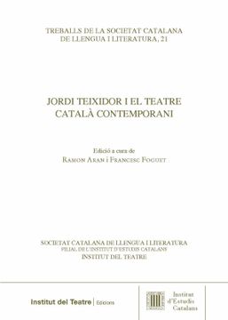 portada Jordi Teixidor i el Teatre Catala Contemporani