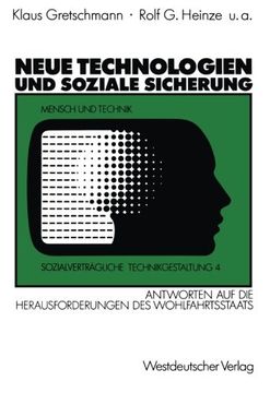 portada Neue Technologien und Soziale Sicherung: Antworten auf Herausforderungen des Wohlfahrtsstaats: Maschinensteuer · Mindestsicherung · Sozialgutscheine ... Hauptreihe) (German Edition)