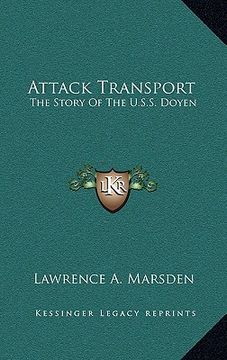 portada attack transport: the story of the u.s.s. doyen (in English)
