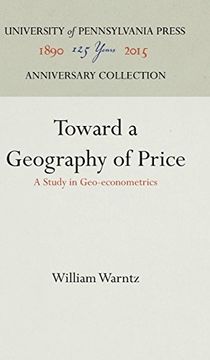 portada Toward a Geography of Price: A Study in Geo-Econometrics (in English)