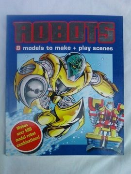 portada Robots: 8 Models to Make + Play Scenes (en Inglés)