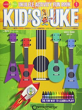 portada Kid's Uke: Ukulele Activity fun Book: 1 (Kev's Learn & Play) (en Inglés)